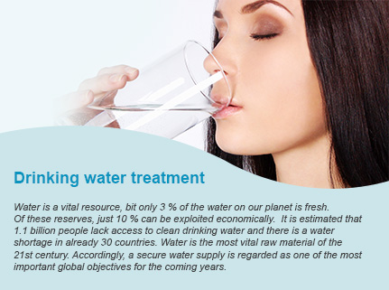 Drinking water treatment