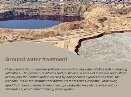 Ground water treatment